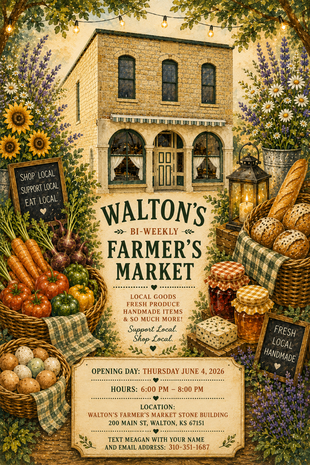 Walton Farmers Market flyer